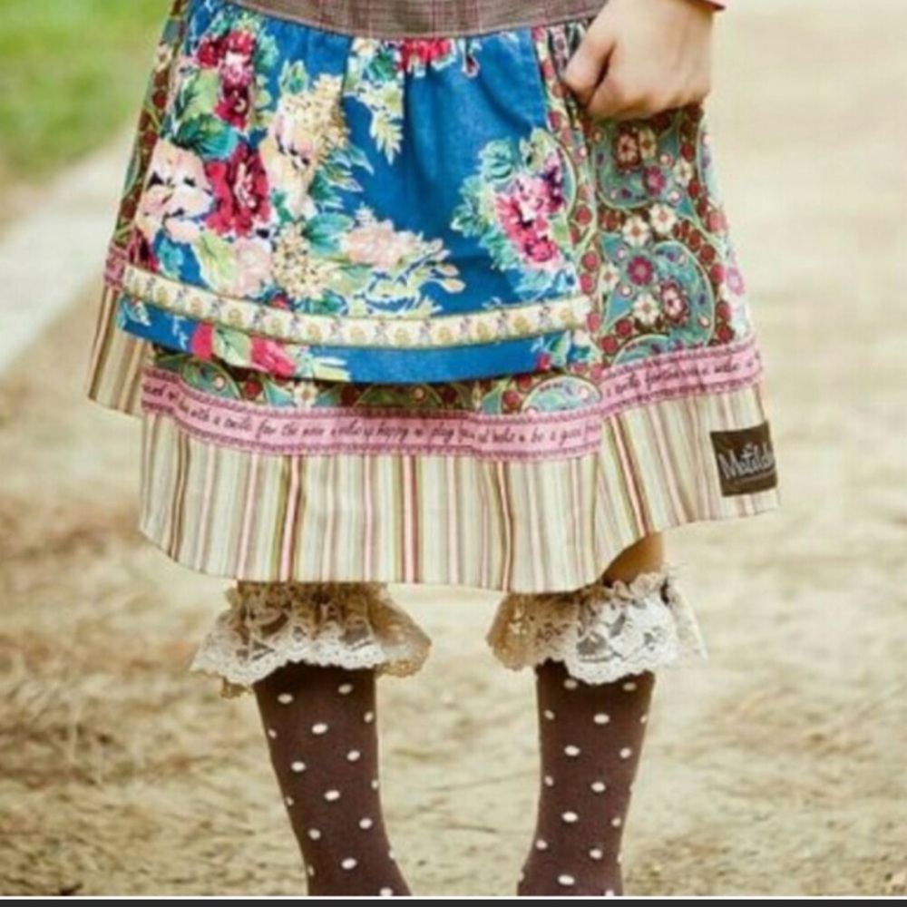 Matilda Jane skirt Gypsy Blue Gretta 6 Greta